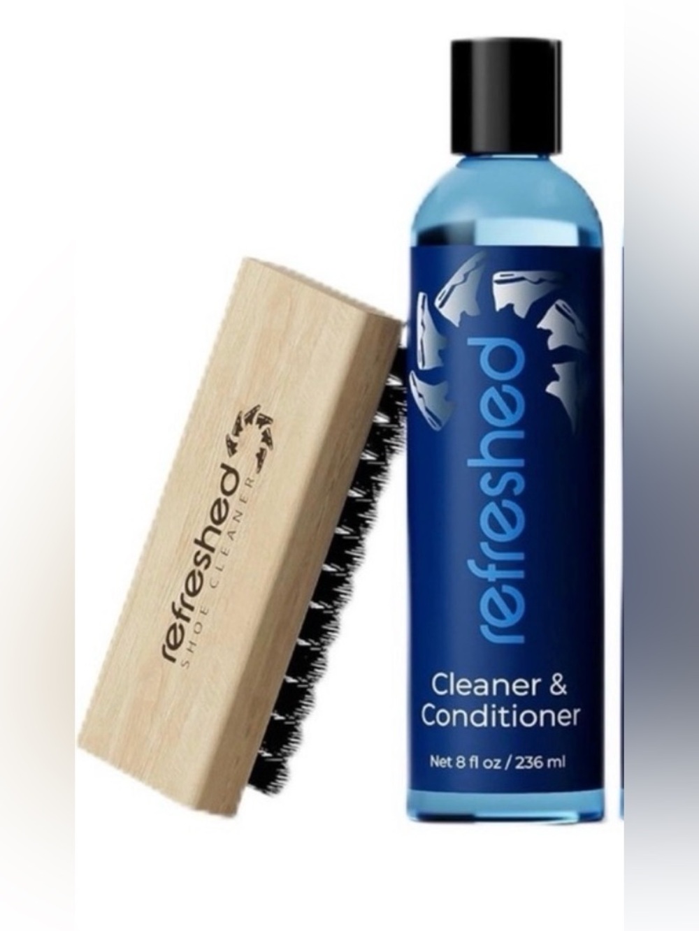 Refreshed Shoe Care Cleaner & Conditioner with Brush